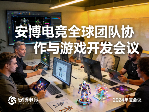 安博电竞全球团队协作与游戏开发会议场景